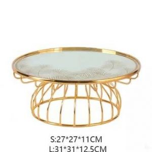 2022 Gold And Marble Glass Iron Wired Cake Stand Dessert Stand Cupcake Stand For Weddings Birthday Celebration