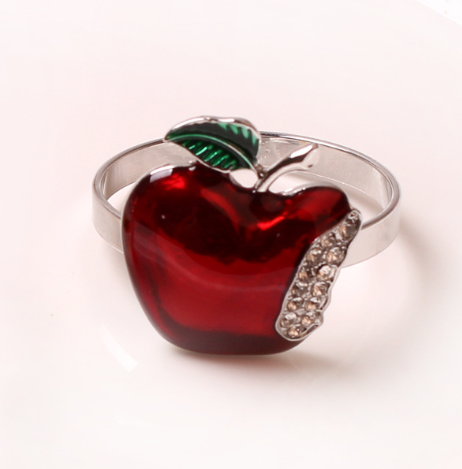 Apple Napkin Ring (Set of 6)