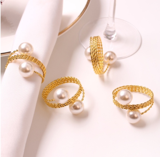 Beautiful Coil Napkin Ring (Set of 6)