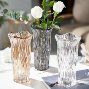 Curved Galss Vases for Flowers