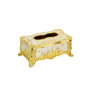 Customized Household Desktop Accessories Rectangle Acrylic Facial Tissue Box