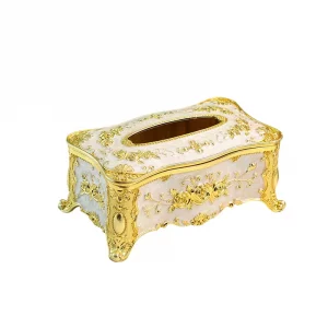 Decorative Toilet Paper Holder Plastic Waterproof Napkin Case Paper Storage Tissue Box