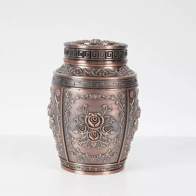 European egg shape metal tea box round tin cans tea gift storage metal tea box