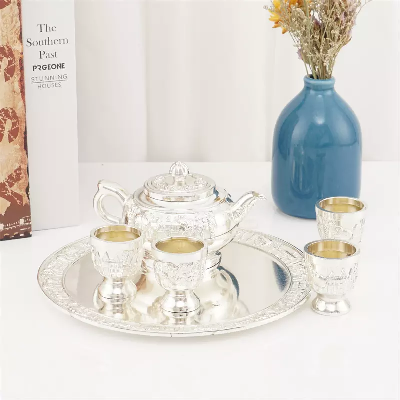 Good quality Chinese elephant tea set one pot with four cups in gift set - Image 2