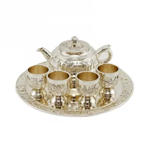Good quality Chinese elephant tea set one pot with four cups in gift set