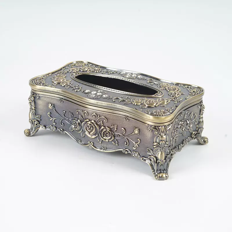 Luxury European Style Acrylic Tissue Box KTV Handkerchief Toilet Paper Holder