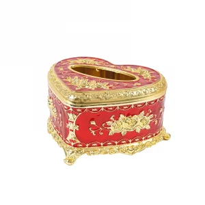 New Arrival Luxury European Desktop Accessories Home Decorative Container Hotel Tissue Box Holder