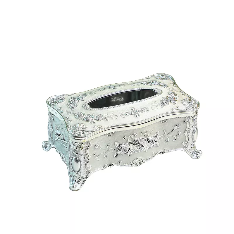 Rectangle Shape Tissue Box Napkin Holder Facial Paper Storage Box For Home Living Room Decor