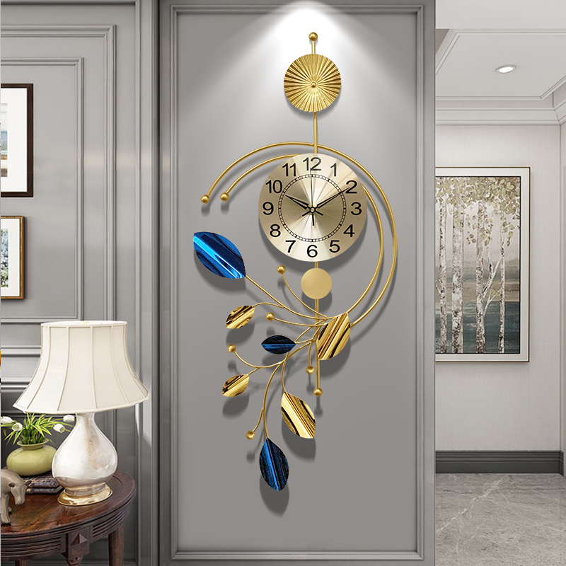 TOMYEUS Wall Clock Living Room Simple Modern Home Decoration Creative Wall Clock Numerals Clocks