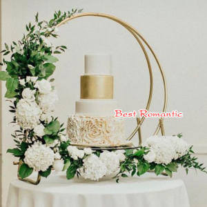 Wedding Couple Cake topper flower stand