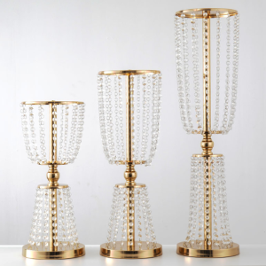 Wrought iron Centerpiece Wedding Backdrop Flower Vase Centerpiece Table Stand Party Decoration Road Lead