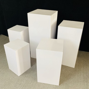 square cylinder pedestal display art decor cake rack plinths pillars